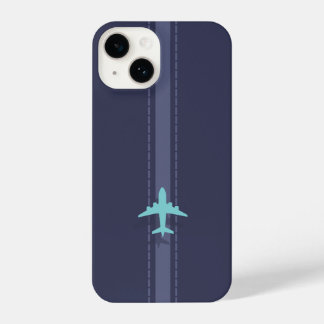Minimalist plane themed iPhone 14 case
