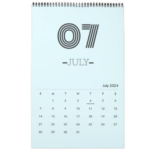 Minimalist Planners Calendar