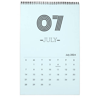 Minimalist Planners Calendar