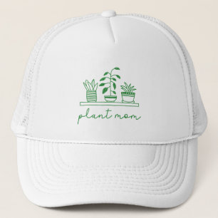 Minimalist Plant Mom Cute Plant Lover Trucker Hat