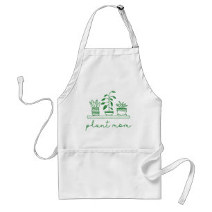Minimalist Plant Mum Cute Plant Lover Standard Apron