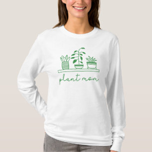 Minimalist Plant Mum Cute Plant Lover T-Shirt