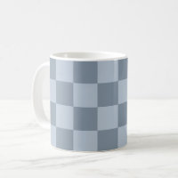 Minimalist Powder Blue Checkerboard Pattern