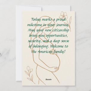 Minimalist Pregnancy Greeting Card 