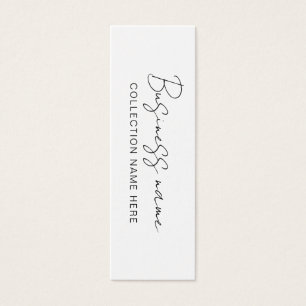 Minimalist Price Hang Tag Card