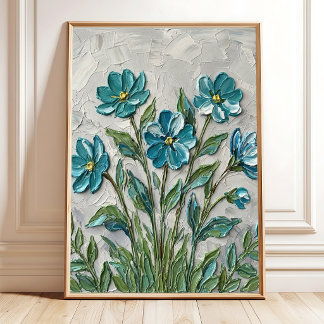 Minimalist Primrose Wall Art Canvas Print