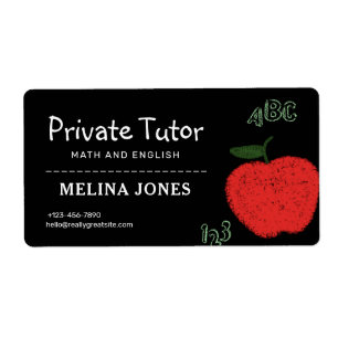 Minimalist Private Tutor and Educators Teacher