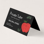 Minimalist Private Tutor and Educators Teacher Business Card<br><div class="desc">Substitute Teacher business card,  private Tutor Business Card ,  Minimalist business card,  Educators Business Card,  teacher business card,  Teacher Information Card,  Math Teacher Business Card,  English Teacher Business Card</div>