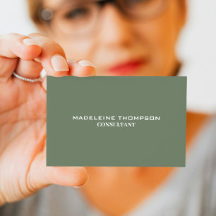 Minimalist Professional Business Card