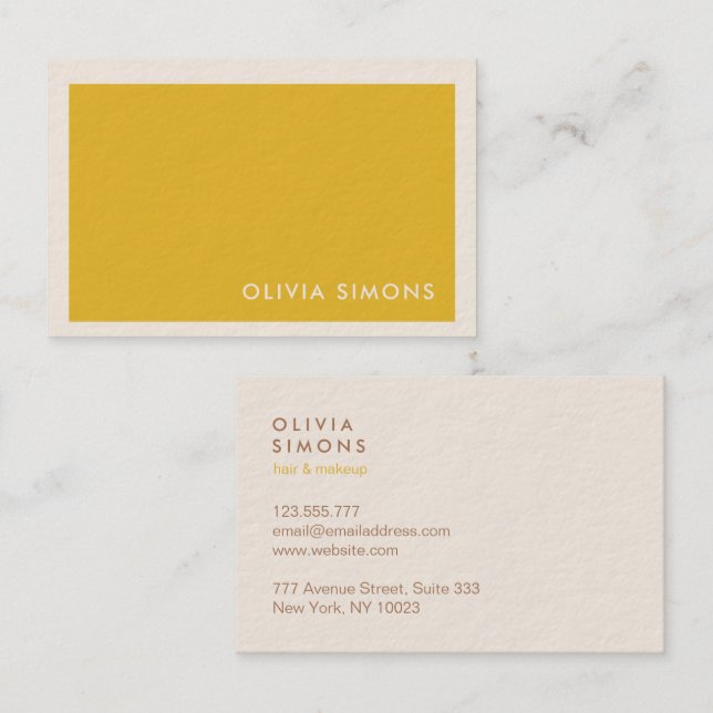 Minimalist Professional Business Cards (Front/Back)