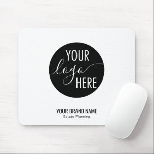 Minimalist Professional Business Company Logo  Mouse Mat