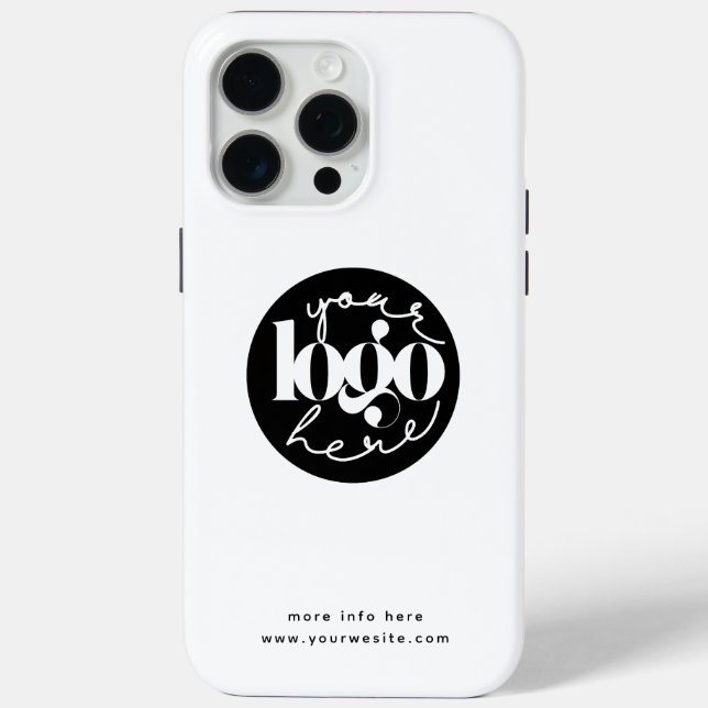 Minimalist Professional Business Custom Logo Case-Mate iPhone Case (Back)