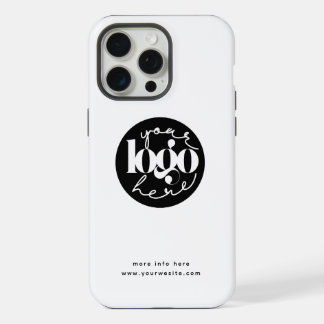 Minimalist Professional Business Custom Logo iPhone 15 Pro Max Case