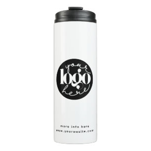 Minimalist Professional Business Custom Logo Thermal Tumbler