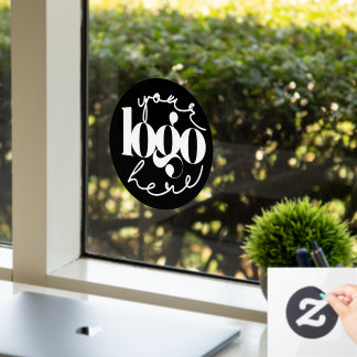 Minimalist Professional Business Custom Logo Window Cling
