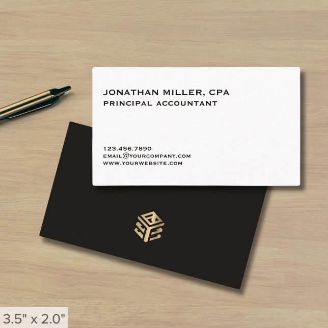 Minimalist Professional Classic Business Card (Creator Uploaded)