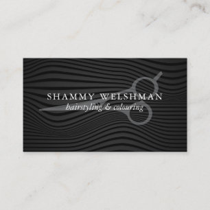 Minimalist Professional Hairstylist Business Card 