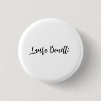 Minimalist Professional Handwrite Plain Name Title