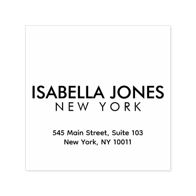 Minimalist Professional Logo Branding Self-inking Stamp (Design)