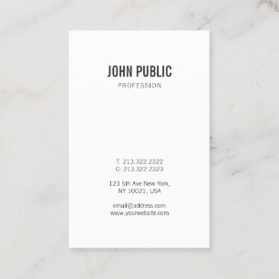 Minimalist Professional Modern Design Elegant Business Card