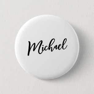 Minimalist Professional Modern Elegant 6 Cm Round Badge