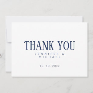 Minimalist Professional Modern Elegant Thank You Card