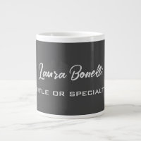 Minimalist Professional Modern Handwrite Dark Grey