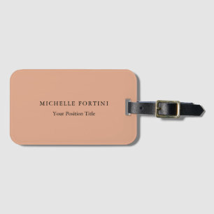 Minimalist Professional Modern Luggage Tag