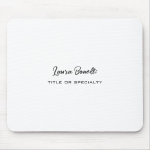 Minimalist Professional Modern Mouse Mat