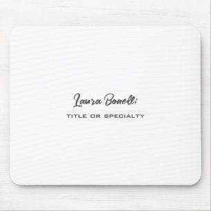 Minimalist Professional Modern Mouse Mat