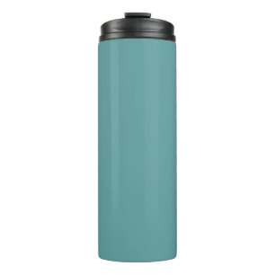 Minimalist Professional Modern Plain Cadet Blue Thermal Tumbler