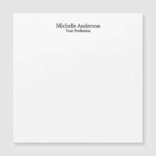 Minimalist Professional Modern Plain Name Card