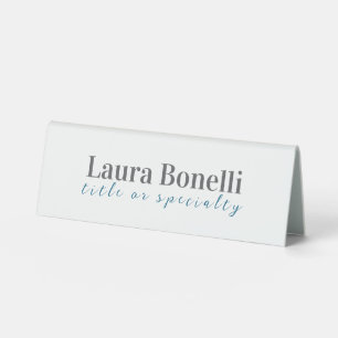 Minimalist Professional Modern Plain Name Title