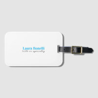 Minimalist Professional Modern Plain Name Title
