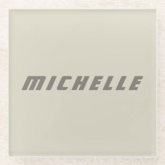 Minimalist Professional Modern Science Fiction Glass Coaster