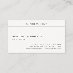 Minimalist Professional Modern Simple Template Business Card