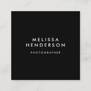 Minimalist Professional Modern Square Business Card