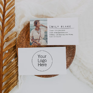 Minimalist Professional Photo Business Card
