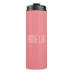 Minimalist Professional Plain Simple Name Thermal Tumbler