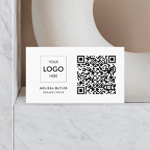 Minimalist Professional QR Code Business Card