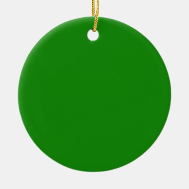 Minimalist Professional Solid India Green Colour Ceramic Tree Decoration (Front)