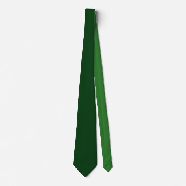Minimalist Professional Solid Nature Green Colours Tie (Front)