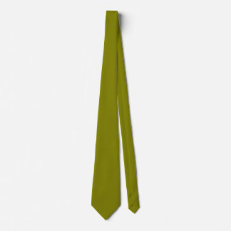 Minimalist Professional Solid Olive Green Colour Tie