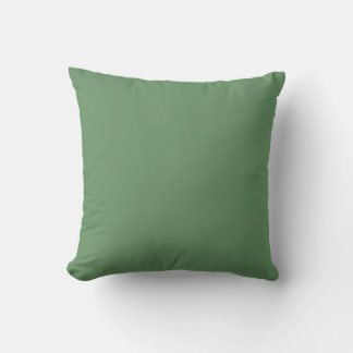 Minimalist Professional Solid Russian Green Colour Cushion