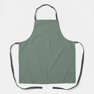 Minimalist Professional Solid Xanadu Green Apron