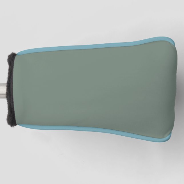 Minimalist Professional Solid Xanadu Green Golf Head Cover (Front)