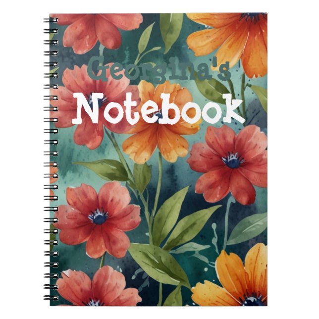 Minimalist Professional Spiral Notebook (Front)