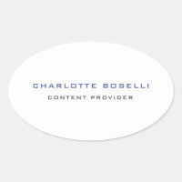 Minimalist Professional Your Name Title Profession