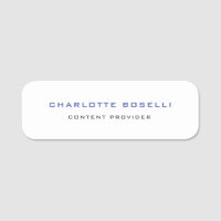 Minimalist Professional Your Name Title Profession
