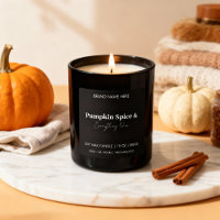 Minimalist Pumpkin Spice | Custom Black 